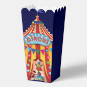 Niedliches Popcorn des Circus Party Geschenkschachtel (Rückseite)