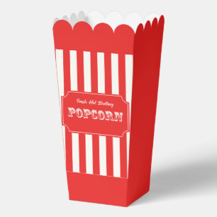 Niedliches Popcorn des Circus Party Geschenkschachtel