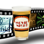 Niedliches Popcorn-Nachtglas Glas