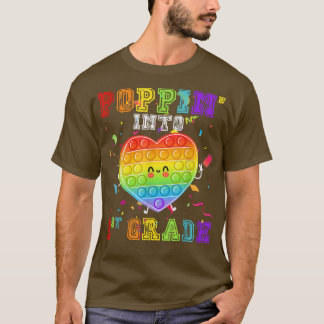 Niedliches Poppin in den ersten Grade Fidget Toy T-Shirt
