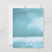 Niedliches Poppy Floral Brautparty Einladung (Rückseite)