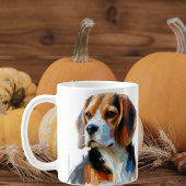 Niedliches Portrait des Beagle Kaffeetasse