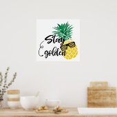 Niedliches Poster für Ananas (Küche)