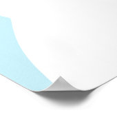 Niedliches Poster für Kinderzimmer Eisbären (Ecke)