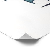 Niedliches Poster für Welpen (Ecke)