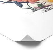 Niedliches Poster für Welpen (Ecke)