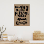 niedliches Poster im Coffeeshop (Küche)