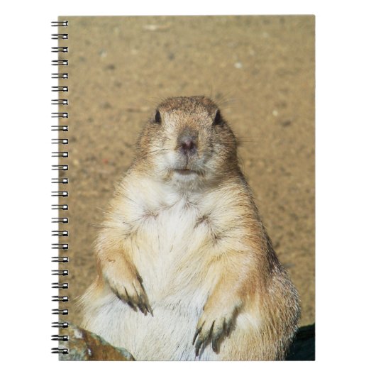 Niedliches Prairie-Dog-Notebook Notizblock (Vorderseite)