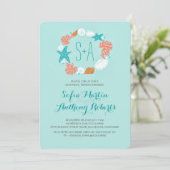 Niedliches Probe-Dinner im Seekränz Einladung (Stehend Vorderseite)