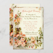 Niedliches Probe Einladung (Vorne/Hinten)