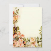 Niedliches Probe Einladung (Rückseite)