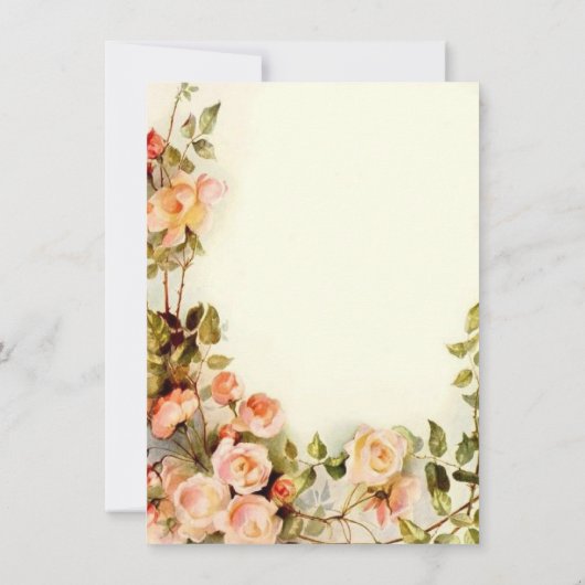 Niedliches Probe Einladung (Rückseite)