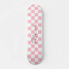 Niedliches Prüfplatinenmuster rosa Skateboard