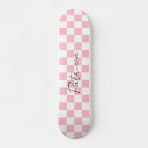Niedliches Prüfplatinenmuster rosa Skateboard