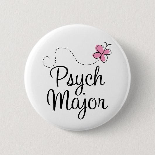 Niedliches Psych bedeutendes Geschenk Button (Vorderseite)