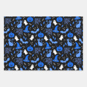 Niedliches Pumpkin Ghost Halloween-Muster Geschenkpapier Set (Vorderseite 3)