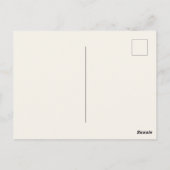 Niedliches Pumpkin-Muster | Erntedank Postkarte (Rückseite)