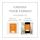 Niedliches Pumpkin Orange Erntedank Dinner Party Einladung