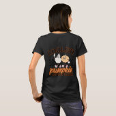 Niedliches Pumpkin Patch Grafisches T-Shirt (Schwarz voll)
