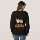 Niedliches Pumpkin Patch Grafisches T-Shirt Sweatshirt (Schwarz voll)