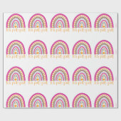 Niedliches Pumpknopfpapier Geschenkpapier (Flach)