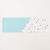 Niedliches Punkt-Muster Yogamatte (Rückseite (Horizontal))