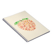Niedliches Punktdesign Notizblock (Rechte Seite)