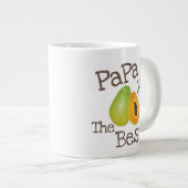 Niedliches Punny Papaya Der schönste sonnige Früch Jumbo-Tasse (Vorderseite Rechts)