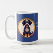 Niedliches Puppy-Cartoon-Design Kaffeetasse (Links)