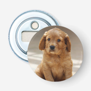 Niedliches Puppy-Portrait-Foto Flaschenöffner