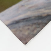 Niedliches puppyeyed Ungar Vizsla Hundewelpen-Foto Fleecedecke (Ecke)