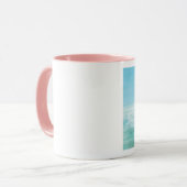 Niedliches Purrmaid mit einem Schwimmenring Tasse (Vorderseite Links)