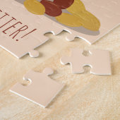 Niedliches Puzzle des Erdnussbutter-Glas-| (Seite)