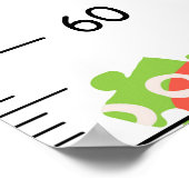 Niedliches Puzzleteil Poster (Ecke)