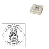 Niedliches Pyrenäenbuch Gummistempel (Stempel)
