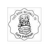 Niedliches Pyrenäenbuch Gummistempel (Prägung)