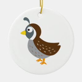Niedliches Quäntchen Keramikornament