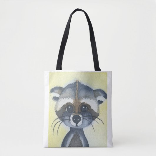 Niedliches Raccoon Baby Tier Tasche (Vorderseite)