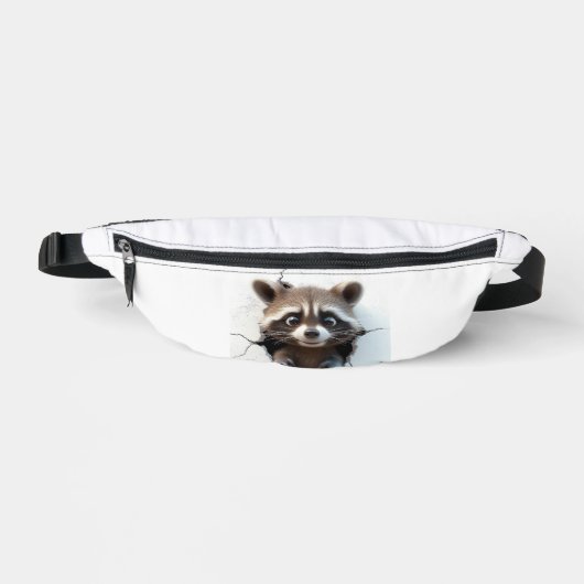 Niedliches Raccoon Bauchtasche (Vorderseite)