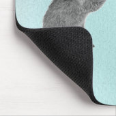 Niedliches Raccoon Blue Bubble Gum Mousepad (Ecke)