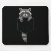 Niedliches Raccoon Cket Funny für Männer Frauen Ki Mousepad (Vorne)