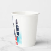 Niedliches Raccoon-Geburtstagsgeschenk Pappbecher (Links)