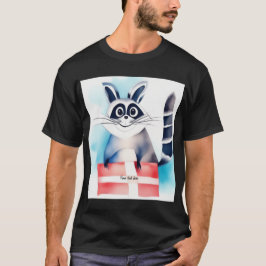 Niedliches Raccoon-Geburtstagsgeschenk T-Shirt