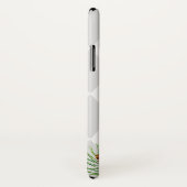 Niedliches Raccoon in Weihnachtsmannmütze mit Harl Case-Mate iPhone Hülle (Hinten/Rechts)