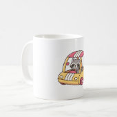 Niedliches Raccoon Kaffeetasse (Vorderseite Links)