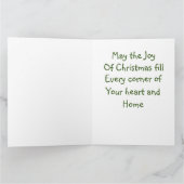 Niedliches Raccoon Karte (Innenseite)