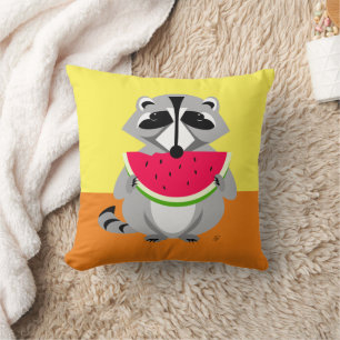 Niedliches Raccoon Kissen