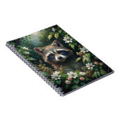 Niedliches Raccoon Notizblock (Rechte Seite)