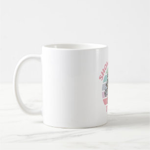 Niedliches Raccoon Zeigen Sie mir Ihren Mülleimer Kaffeetasse