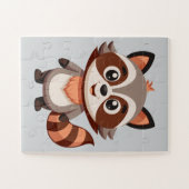 Niedliches Racoon Puzzle (Horizontal)